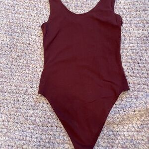 Forever 21 Red Bodysuit One Piece